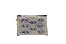 Load image into Gallery viewer, Stylish purse wallet with eye print design, perfect for organizing essentials in a chic way.
